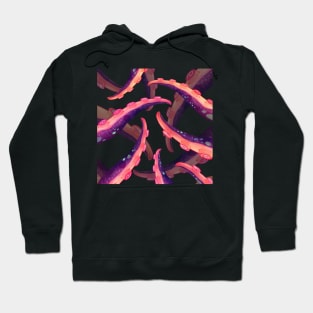 Octopus tentacles pattern - Original Orange Sdrew design Hoodie